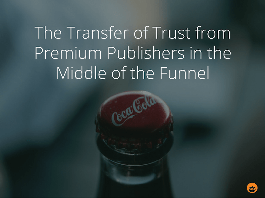 transfer of trust from premium publishers