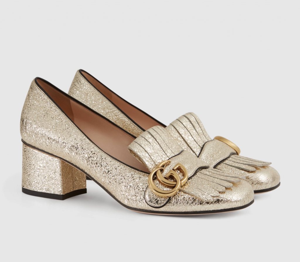 Gucci Gold shoes