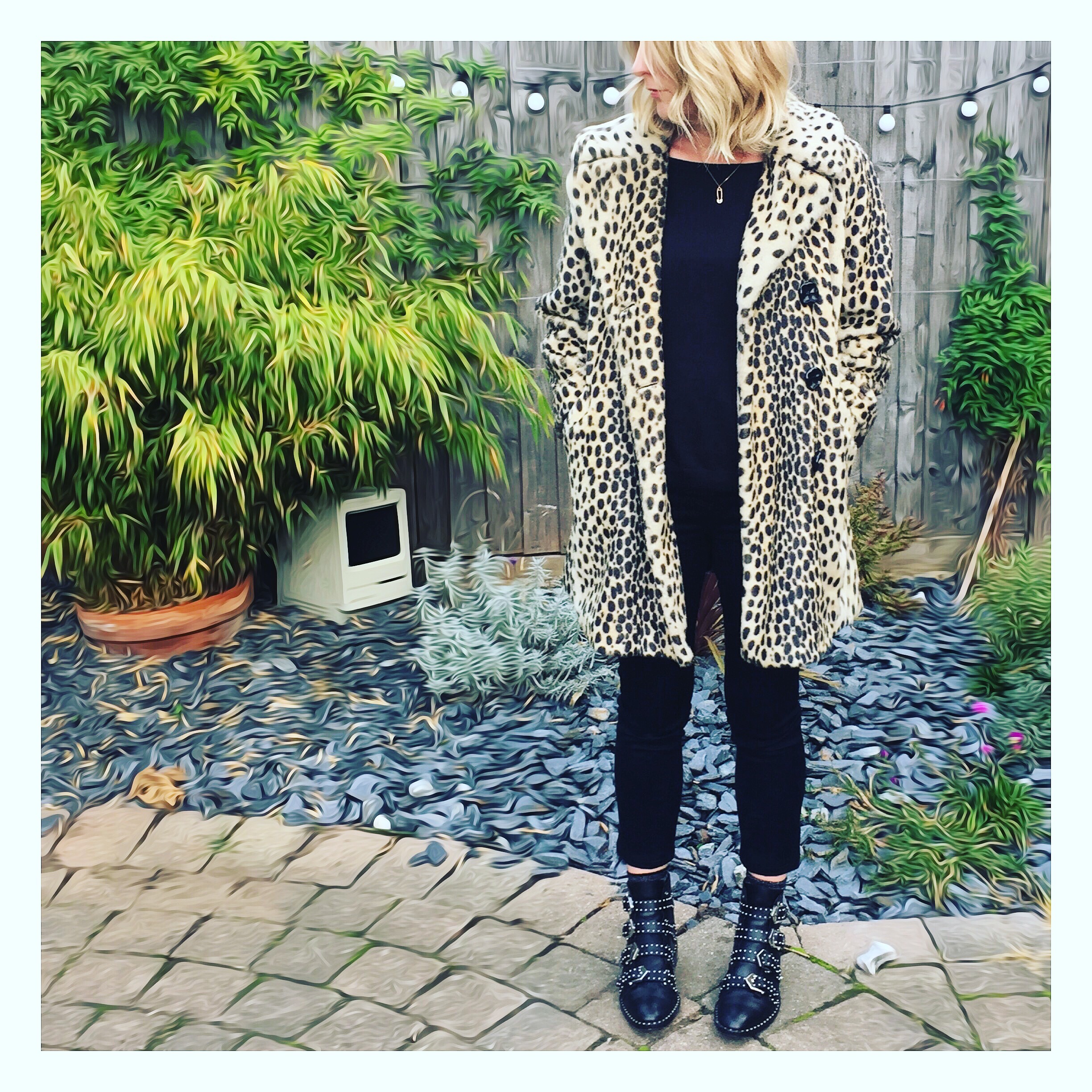 leopard prints coat