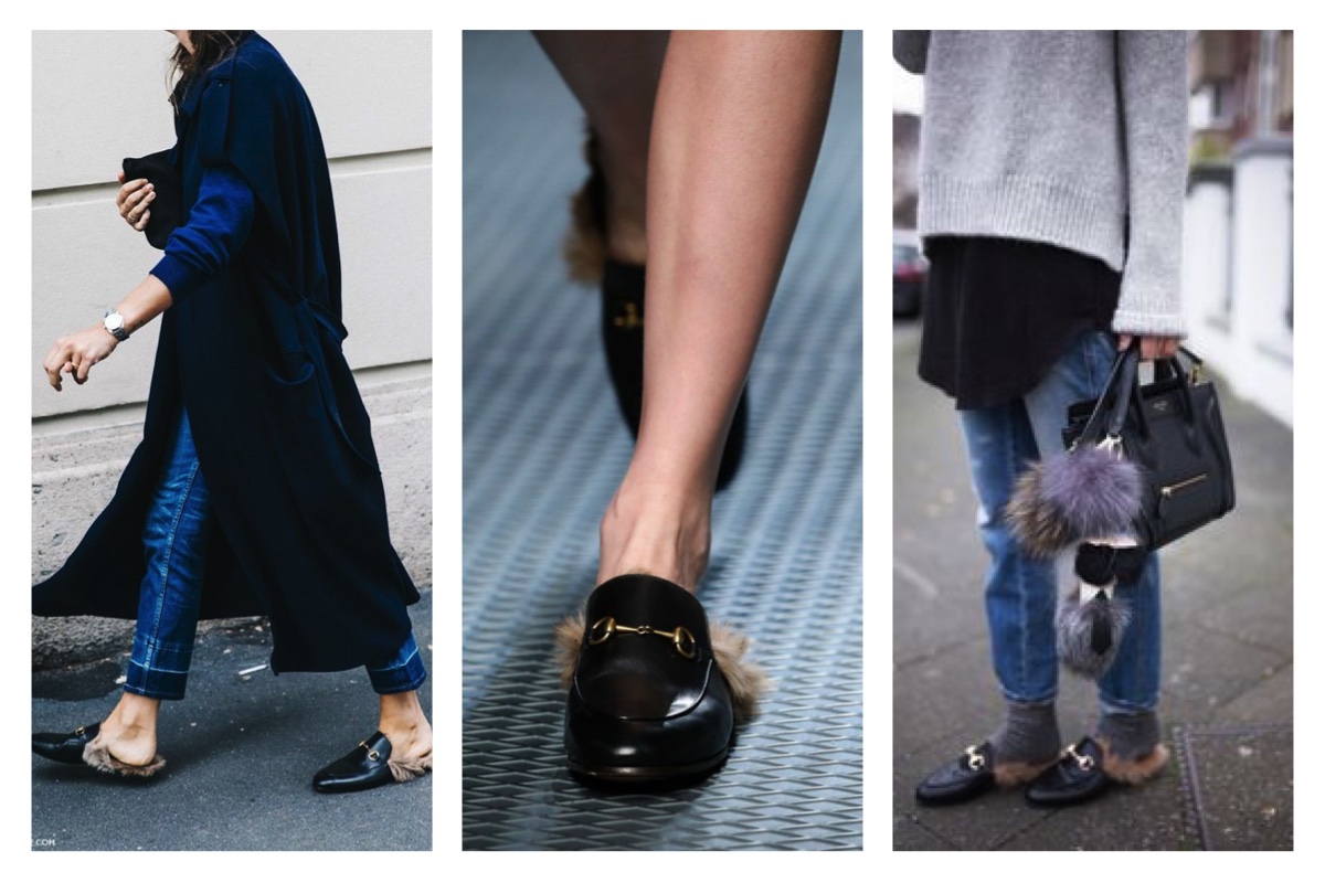 gucci Fur Slippers