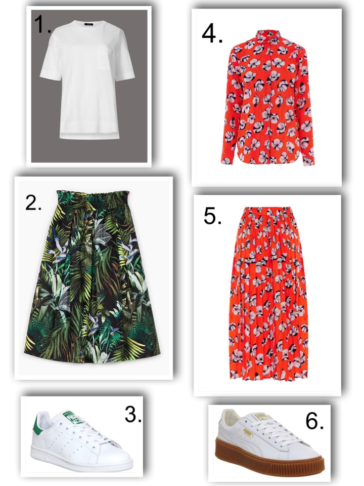 Printed Skirt 