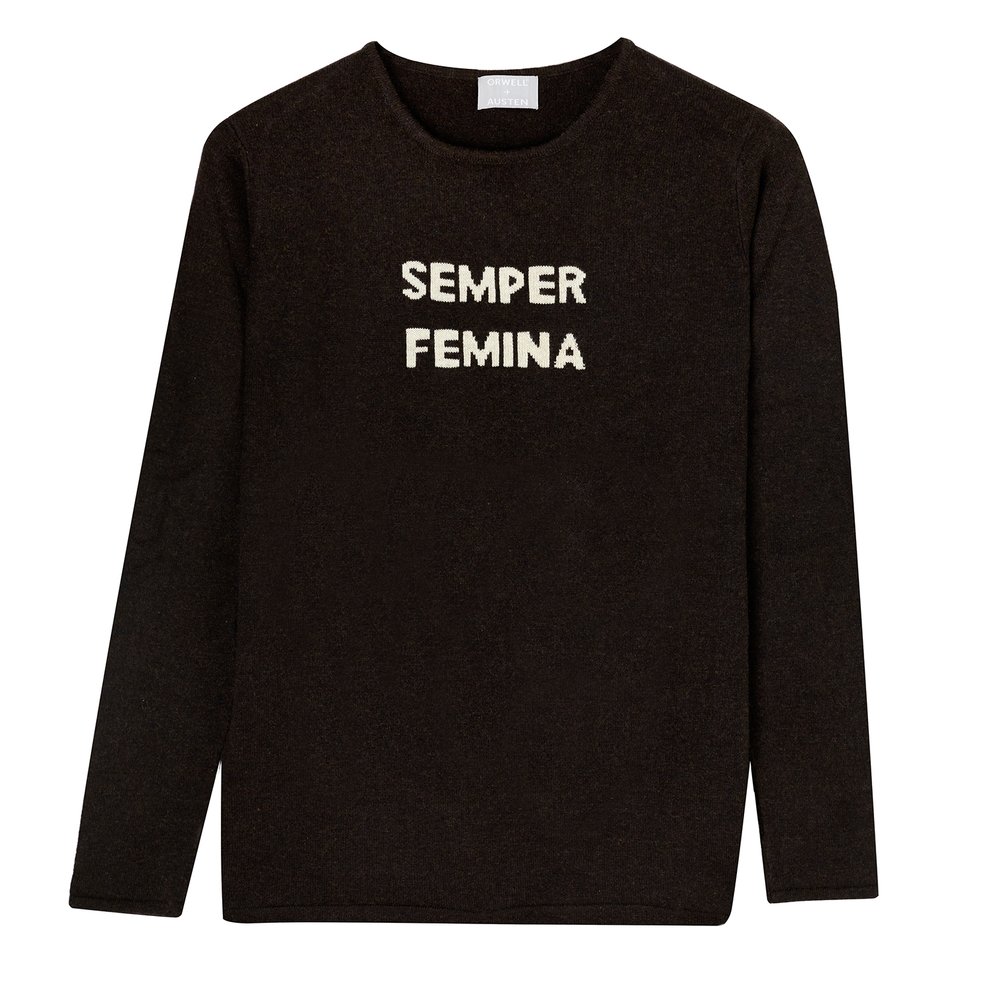 orwell and Austen Cashmere sweater bought this week