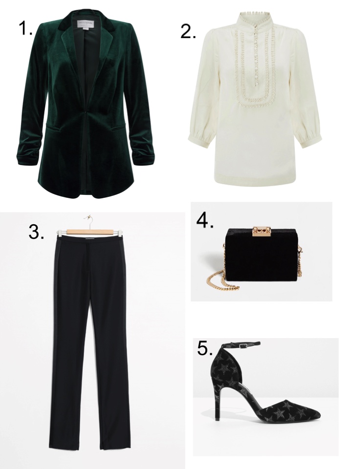 monsoon velvet jacket, victorian blouse 