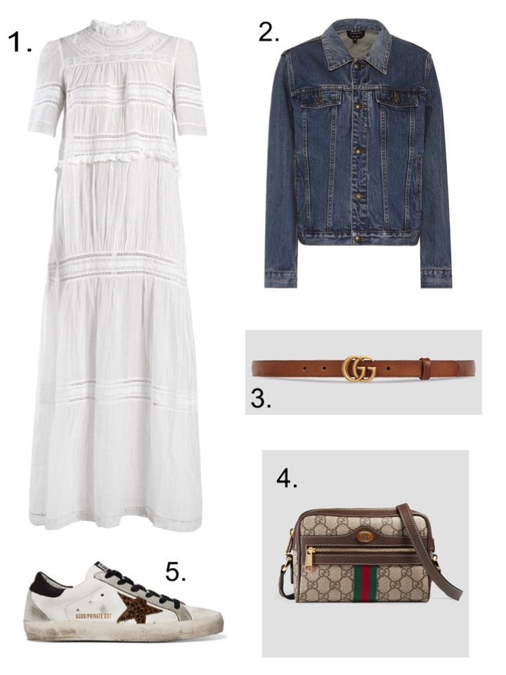 isabel marant etoile white vearly dress 