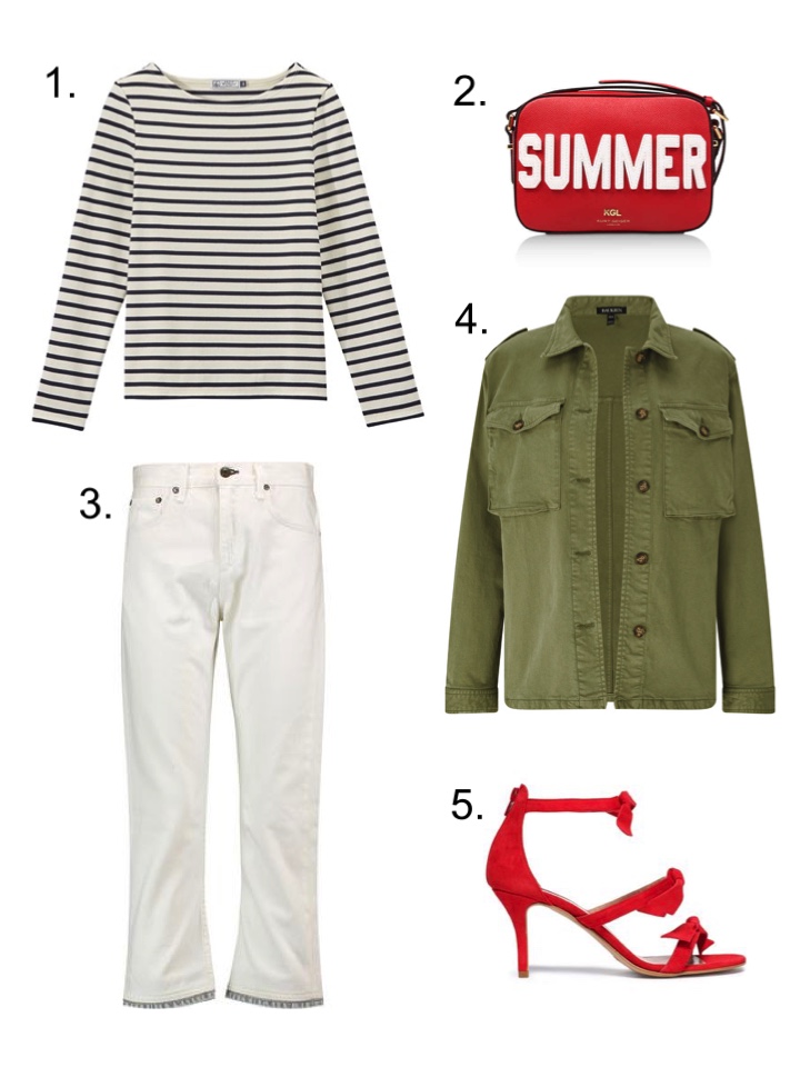 wearsmymoney white jeans khaki shacket 