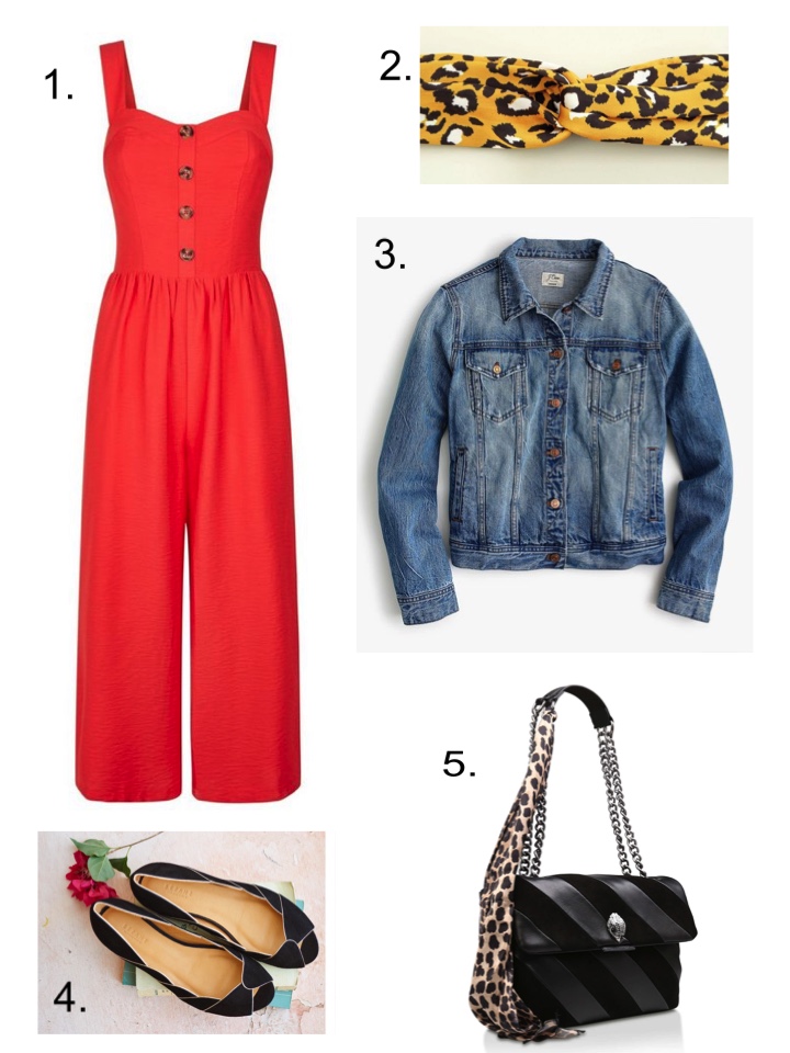 New Look Red Jumpsuit