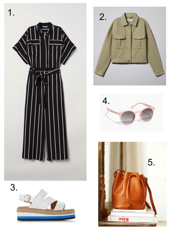 Striped Jumpsuit 