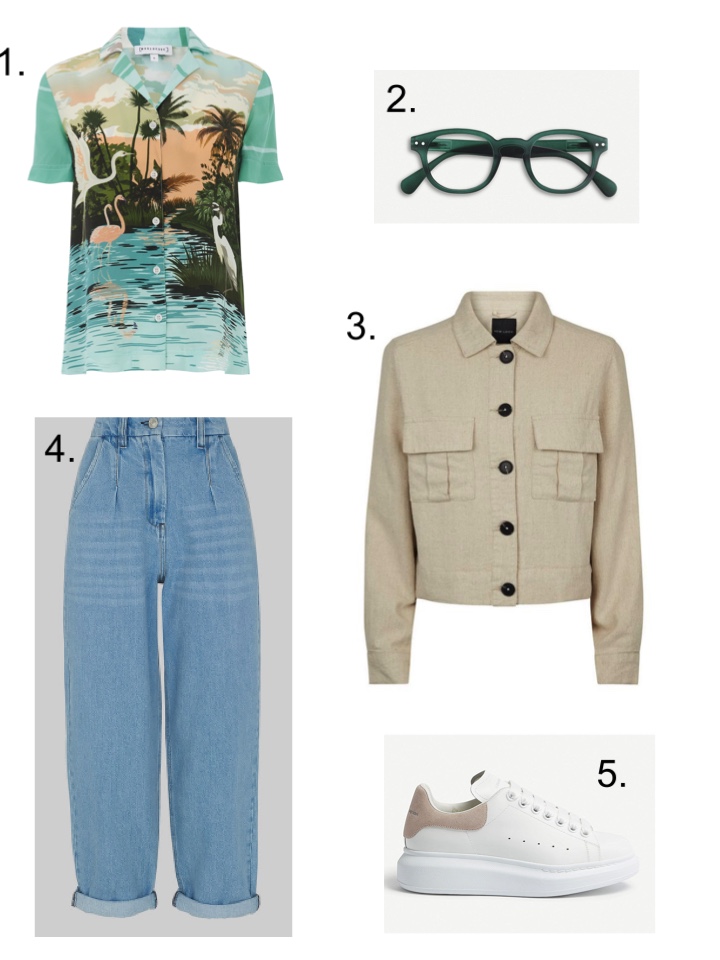 warehouse silk shirt 