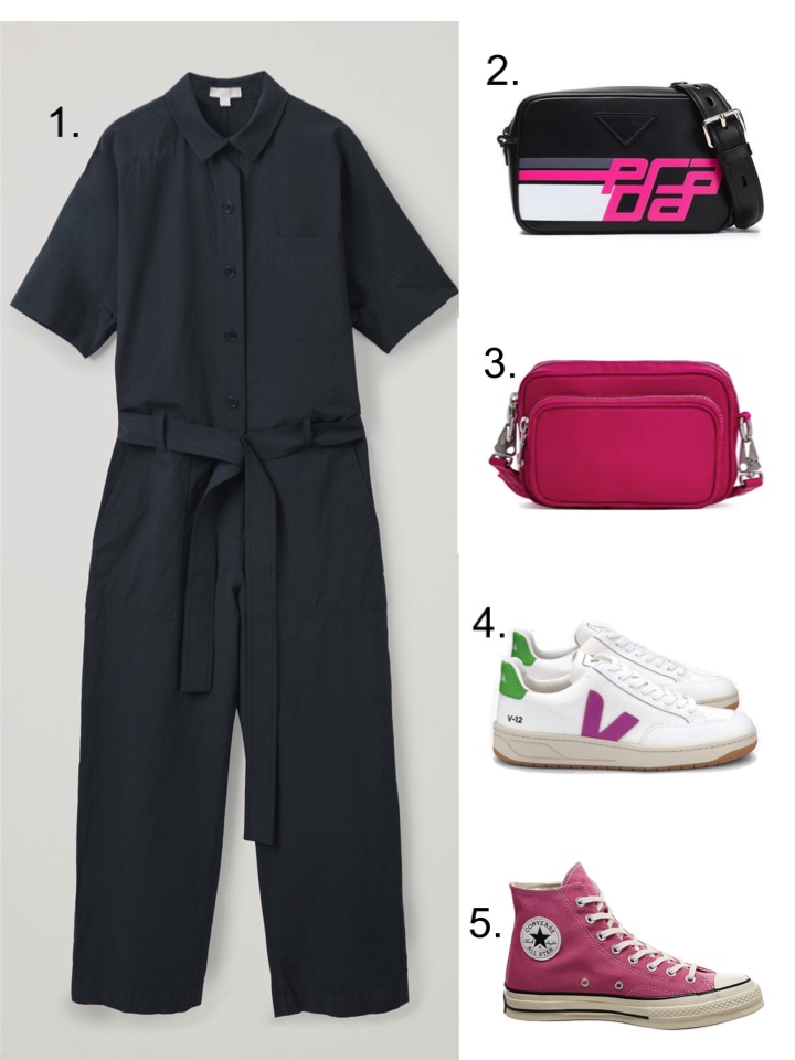 Cos Boiler suit and prada bag all in one everyone 