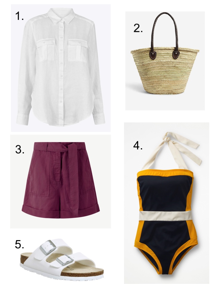 summer holiday essentials linen shorts