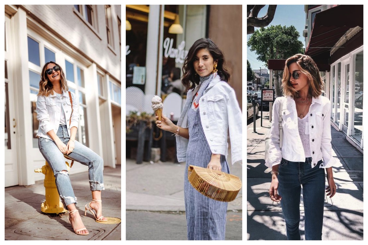 White denim Jacket 
