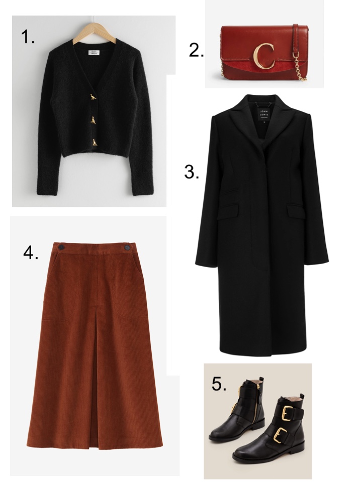 corduroy classics midi skirt 