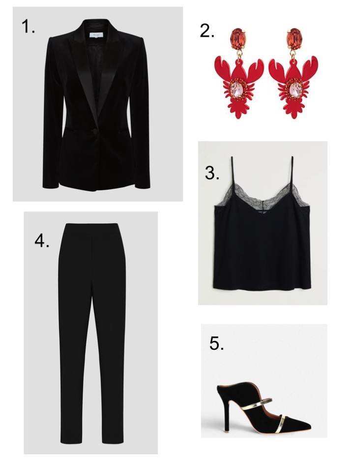 Reiss Velvet Suit 
