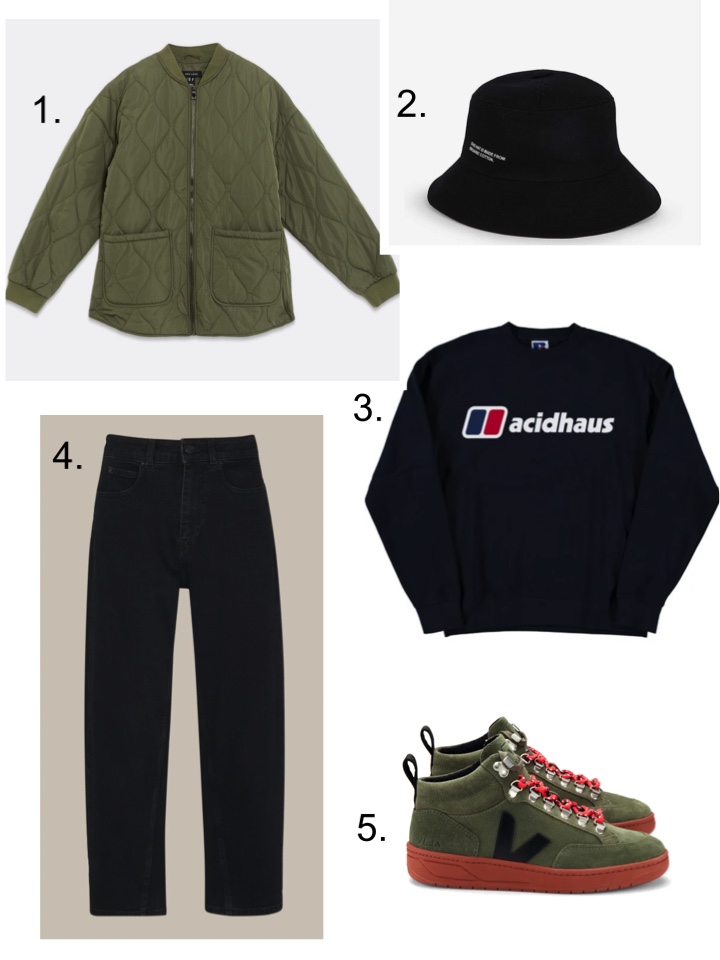 Super sweatshirts and top level trainers