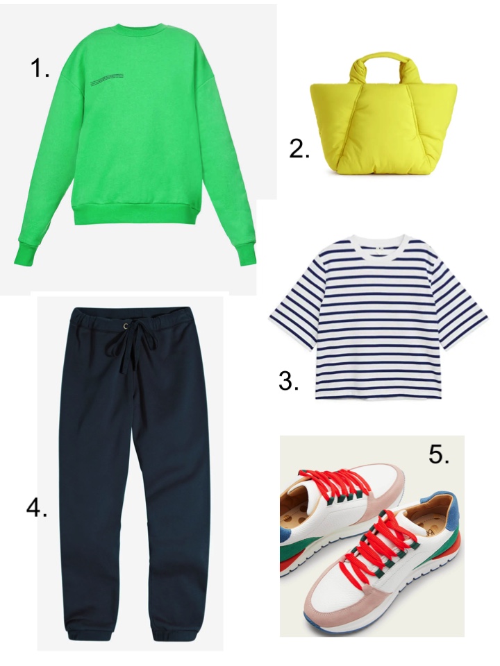 Super sweatshirts and top level trainers