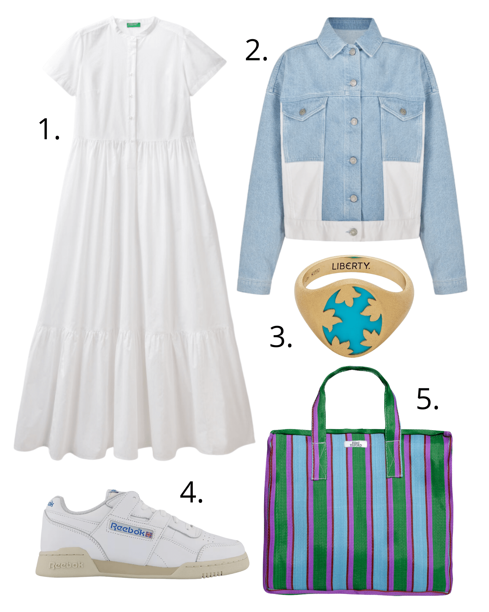 white summer dress