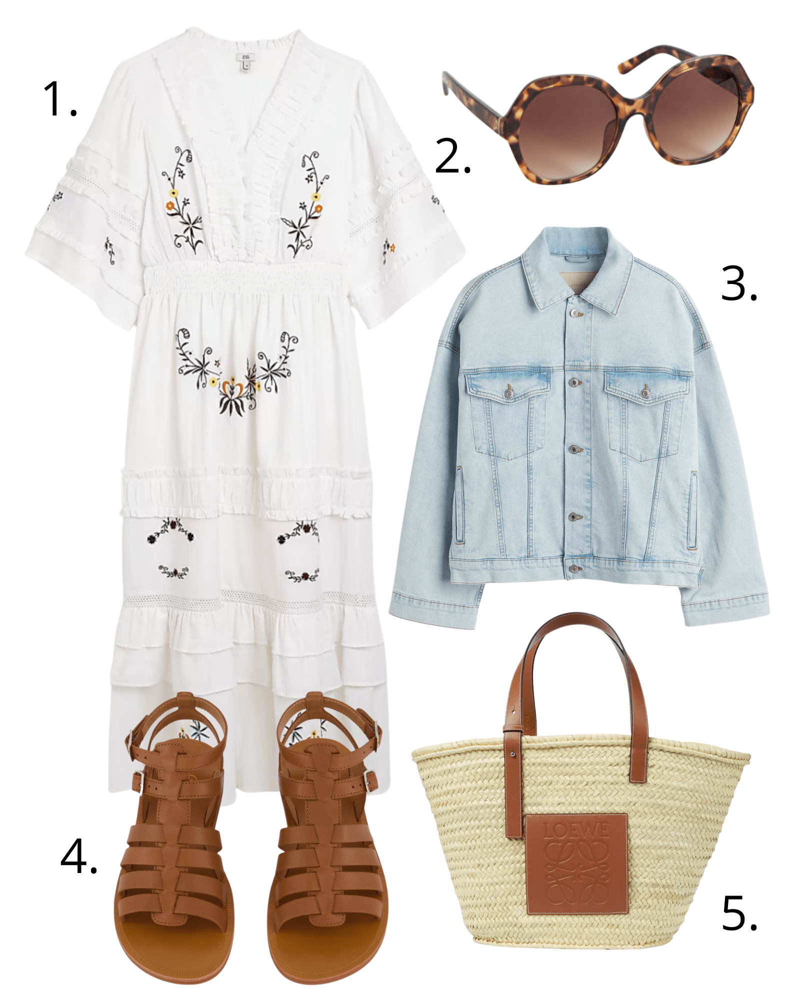 white summer dress 