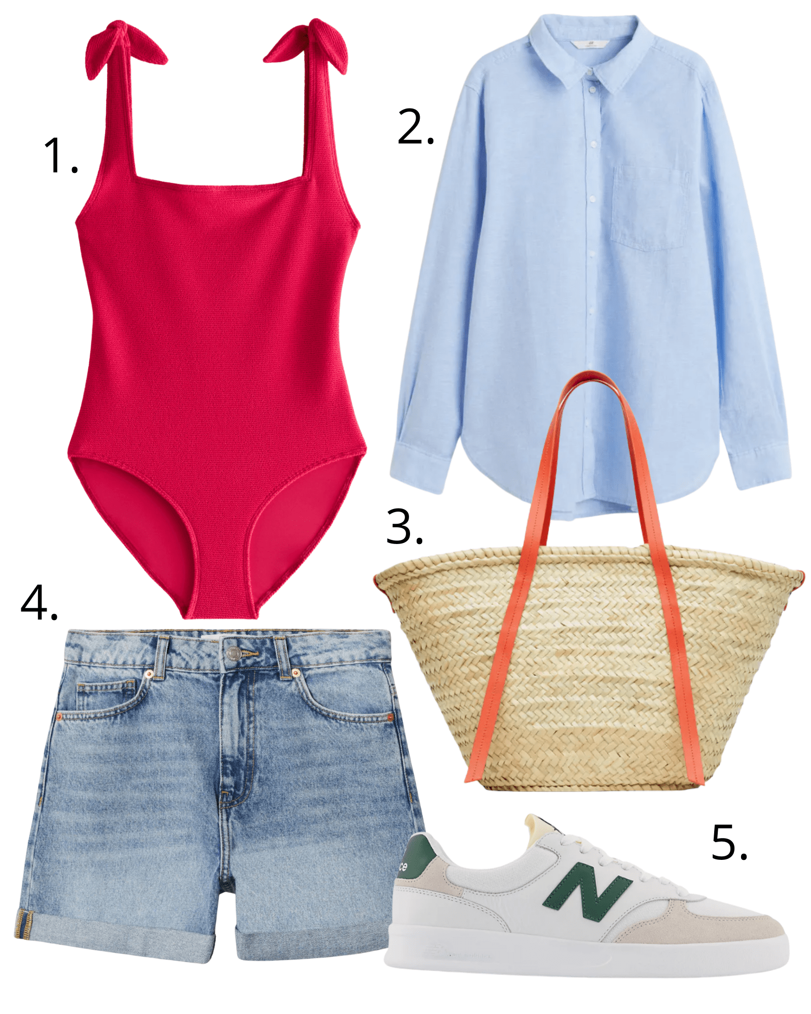 15 piece summer capsule wardrobe 