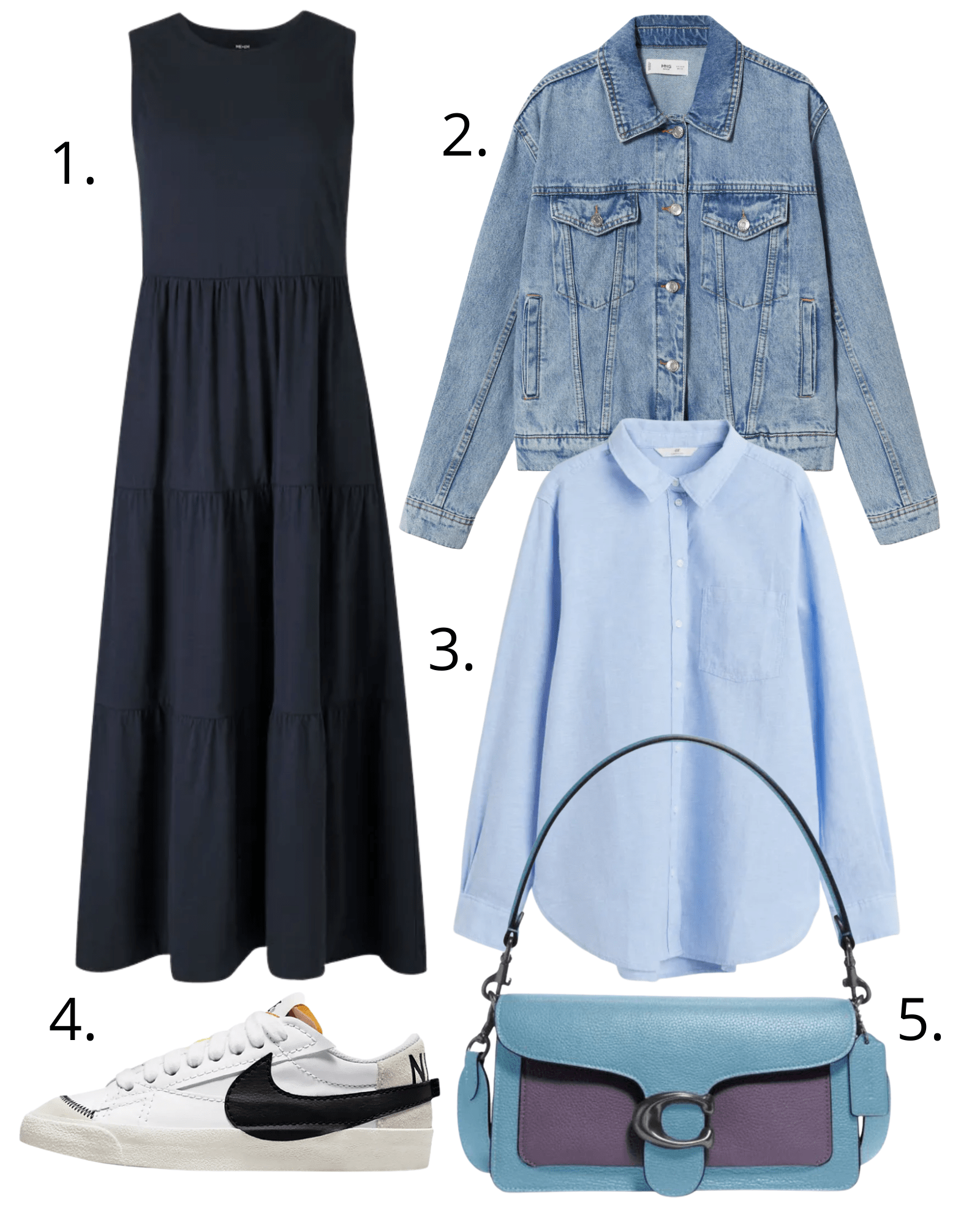 15 piece summer capsule wardrobe 