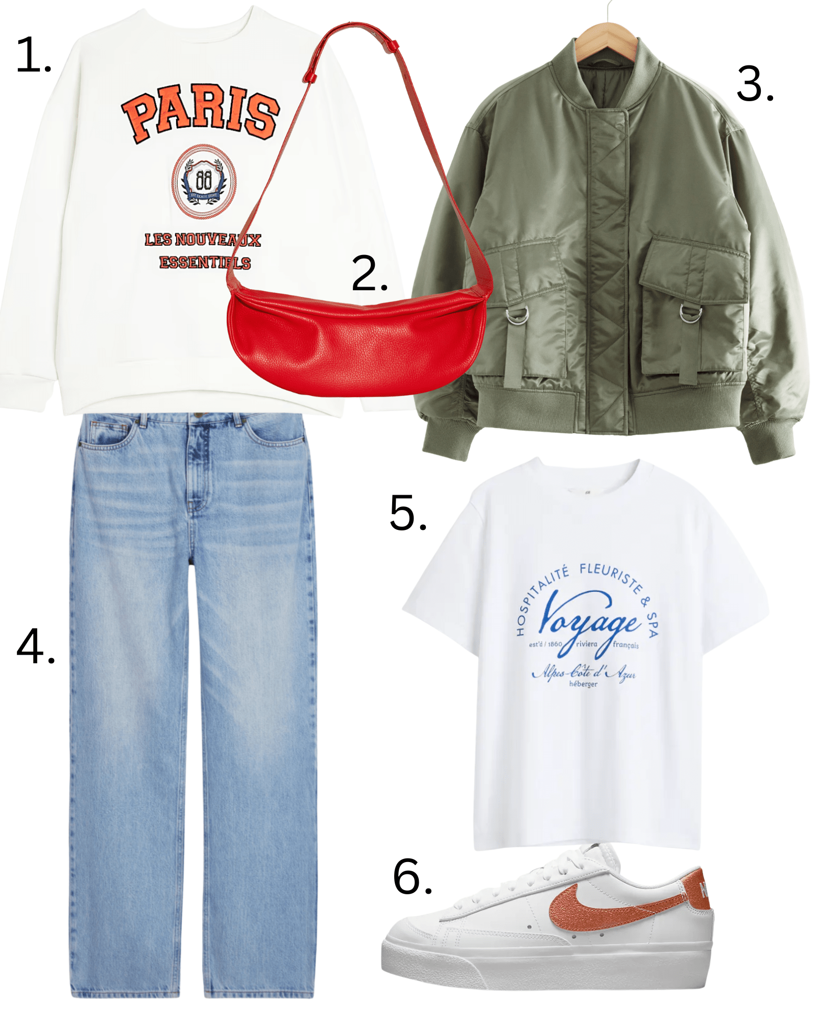 What to wear with your wide leg jeans (or flares)