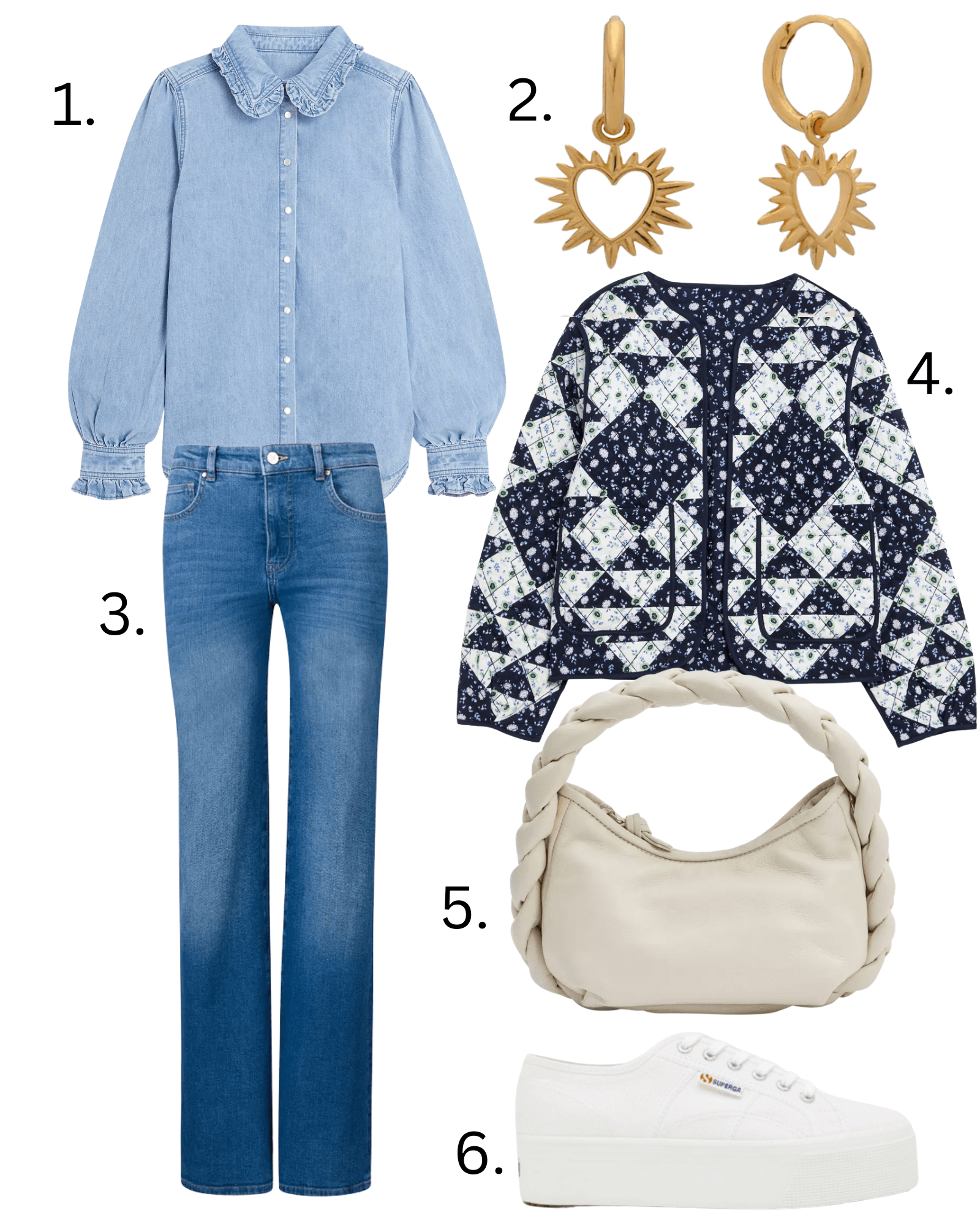 What to wear with your wide leg jeans (or flares)