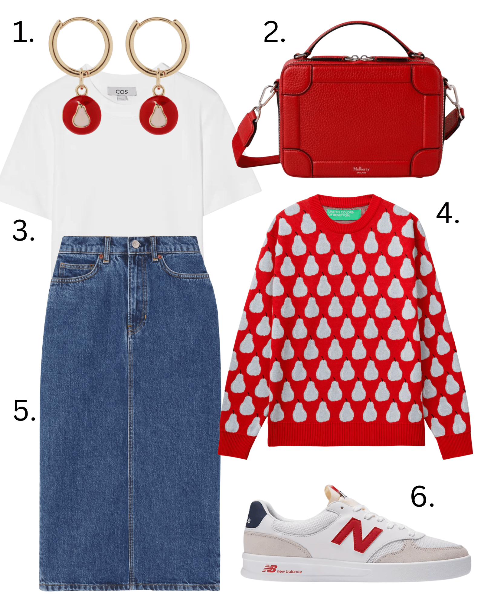 7 ways to wear your denim midi skirt