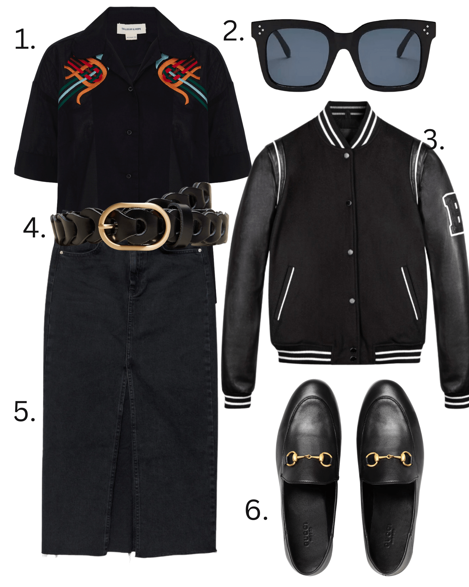7 ways to wear your denim midi skirt
