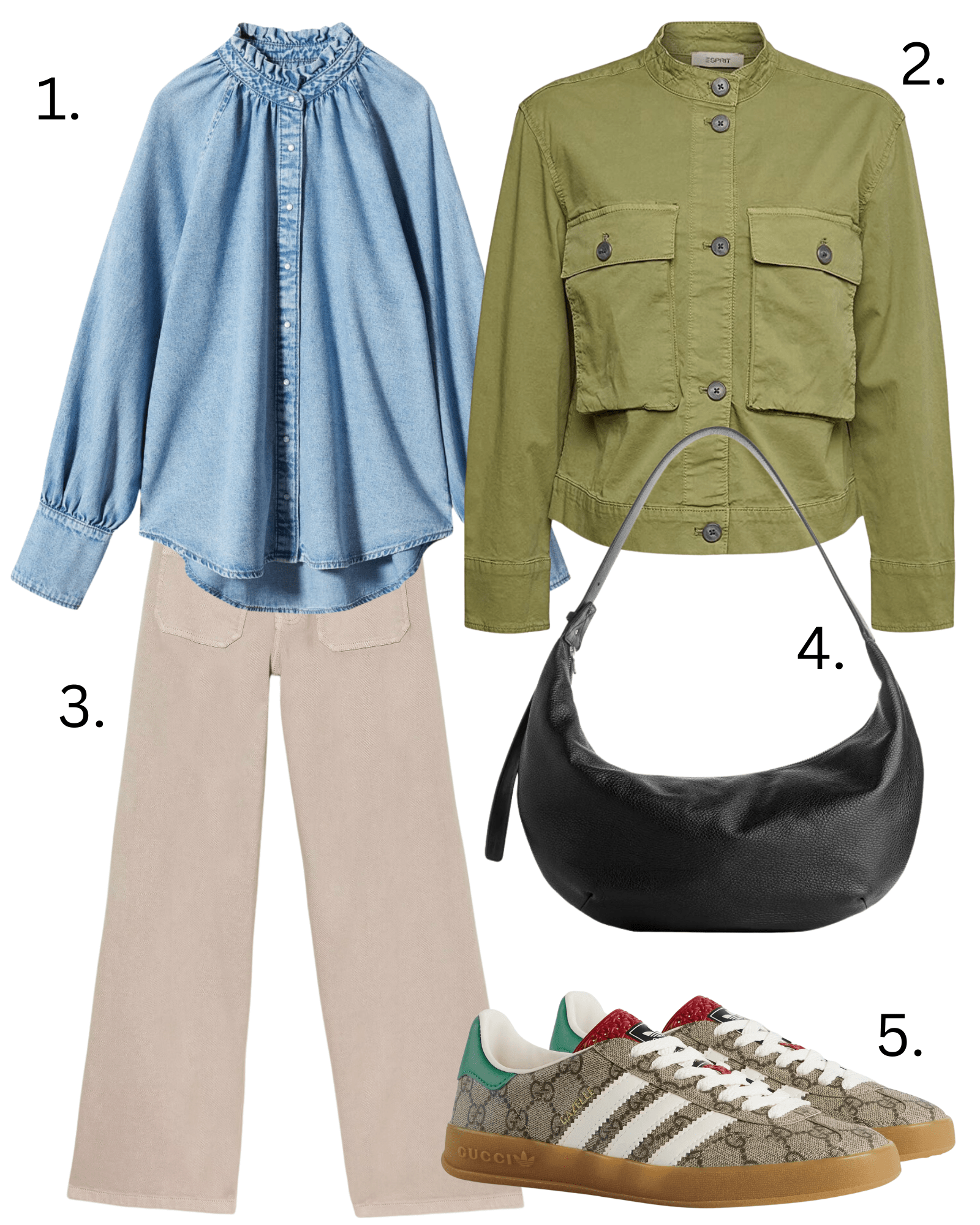 6 pairs of trousers that aren't jeans or joggers 