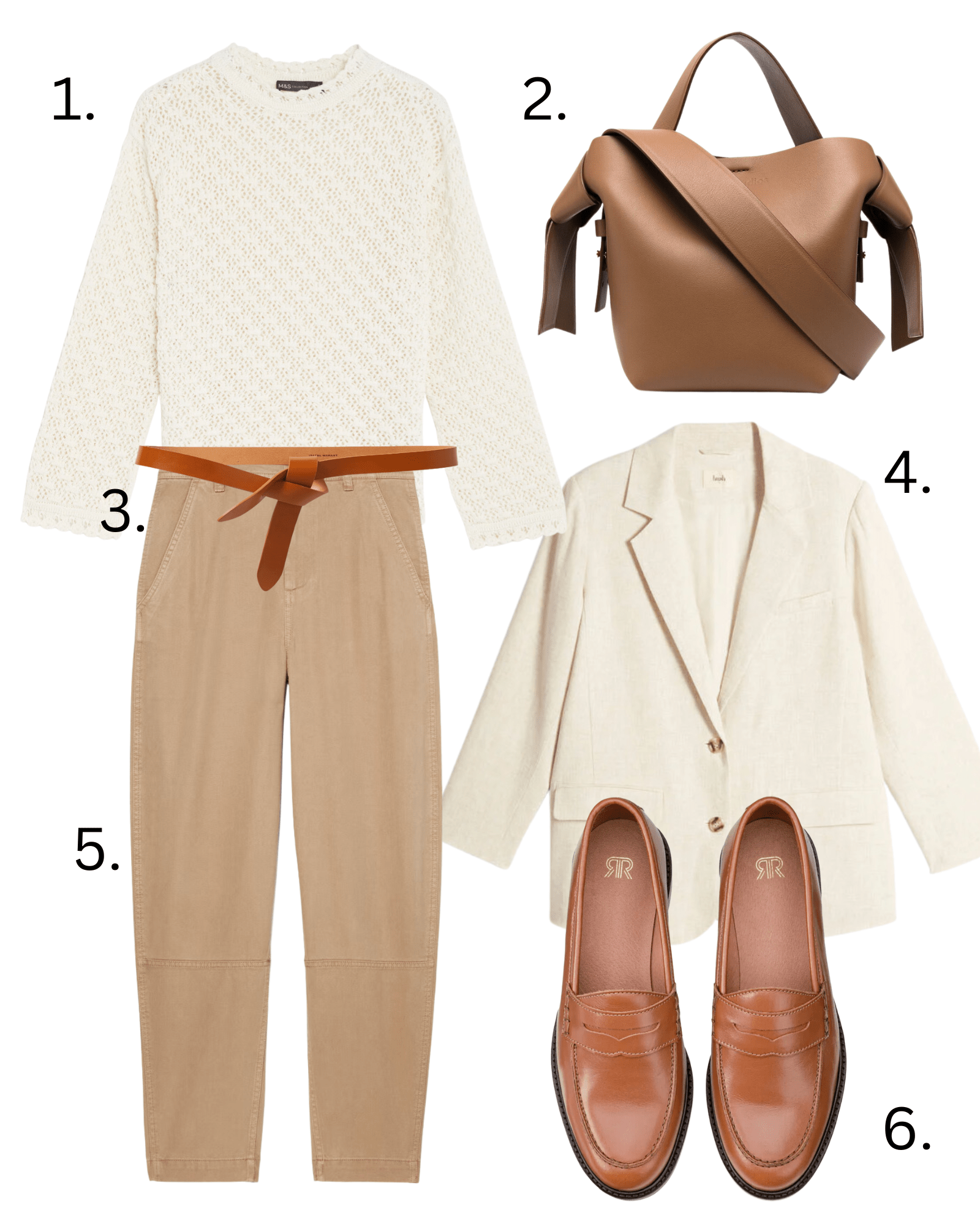 6 pairs of trousers that aren't jeans or joggers 