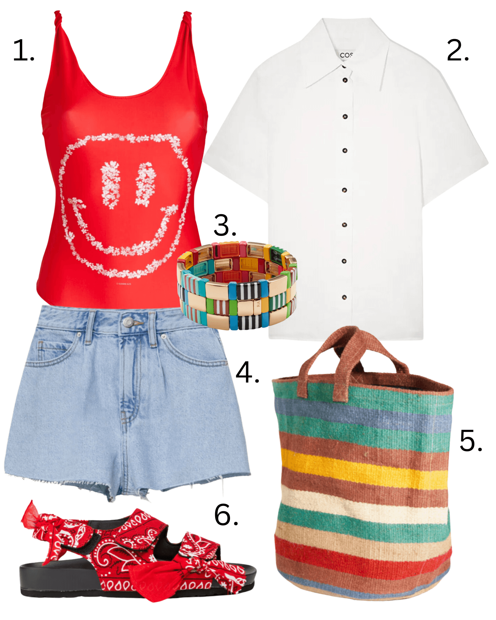 Six outfit ideas all in the sale 