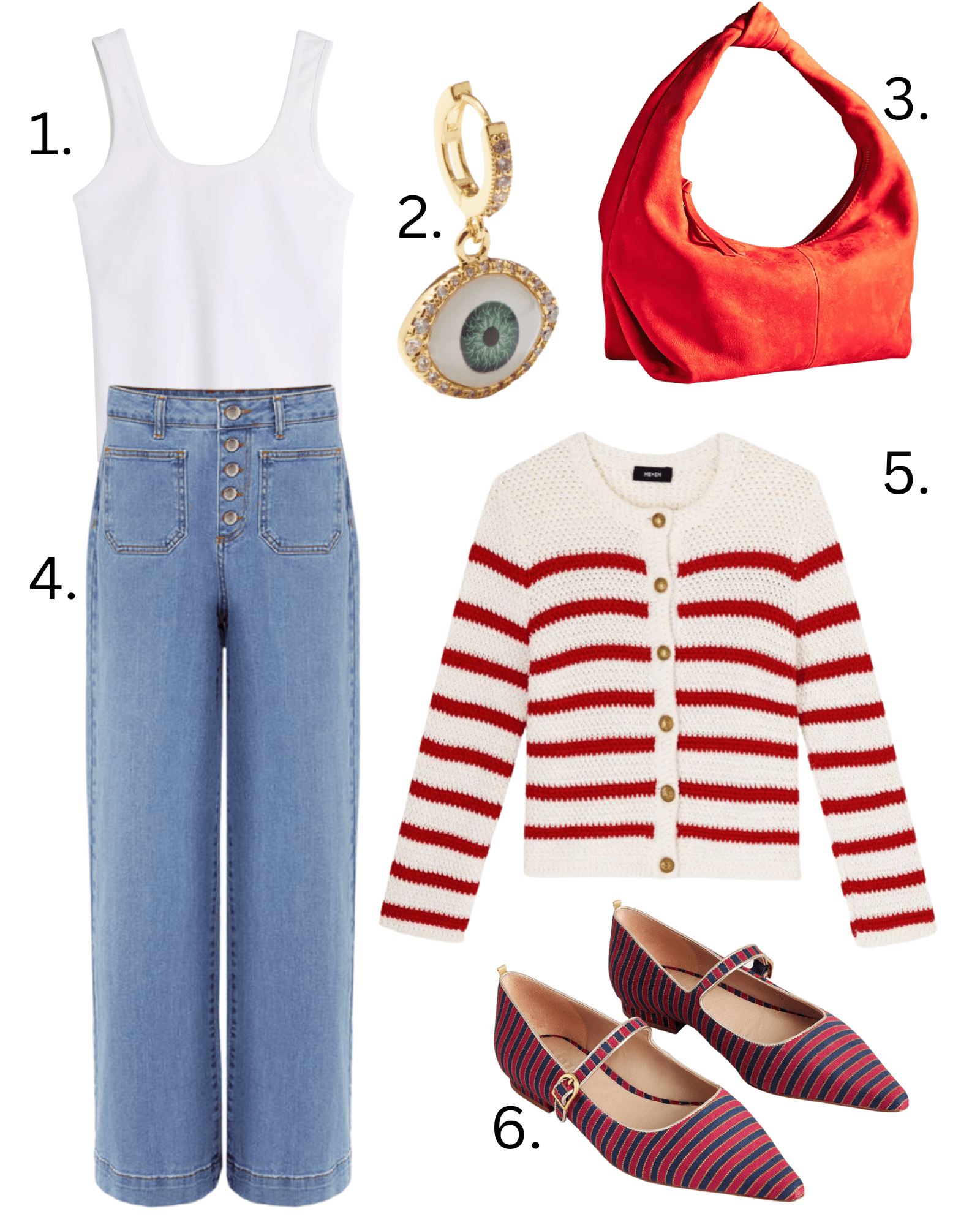 Six outfit ideas all in the sale 
